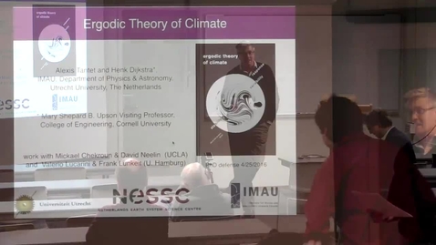 Thumbnail for CAM Colloquium, 2016-04-29 - Henk Dijksra: Ergodic Theory of Climate