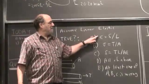 Thumbnail for 25 - Statically indeterminate problems Session 25