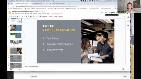 Thumbnail for Peer Review Sample Scenario