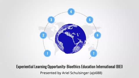 Thumbnail for Bioethics Education International - Ariel Schulsinger