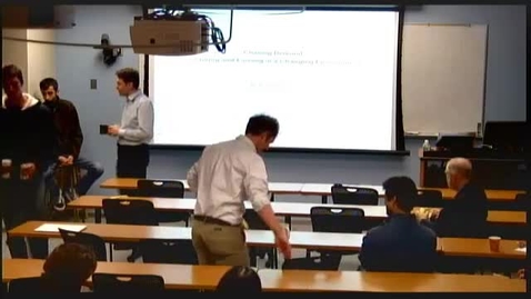 Thumbnail for ORIE Colloquium on 4/17/2014 - Bora Keskin: Chasing Demand: Learning and Earning in a Changing Environment