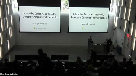 Thumbnail for Session 4 of ACM Symposium on Computational Fabrication