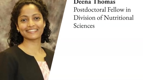 Thumbnail for Faculty Presenter: Deena Thomas
