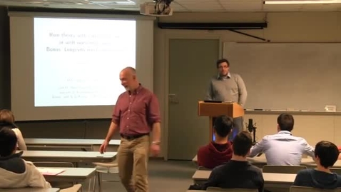 Thumbnail for CAM Colloquium: Stephane Loisel (Lyon) - Ruin probability for some particular correlated claims, for worsening risks, and risks with infinite mean