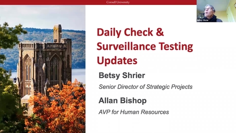 Thumbnail for Daily Check and Surveillance Testing Updates - Managers Forum 10/2
