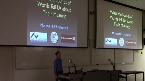 Thumbnail for What the sounds of words tell us about their meaning