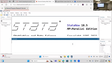 Thumbnail for Using Stata to Create Data Visualizations.mp4
