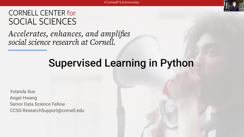 Thumbnail for Supervised Learning in Python