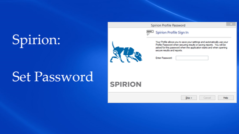 Thumbnail for entry Spirion - Set Password