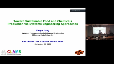 Thumbnail for Ezra's Round Table on 9/22/2023 - Dr. Zheyu Jiang