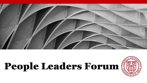 Thumbnail for People Leaders Forum: Feb. 2023