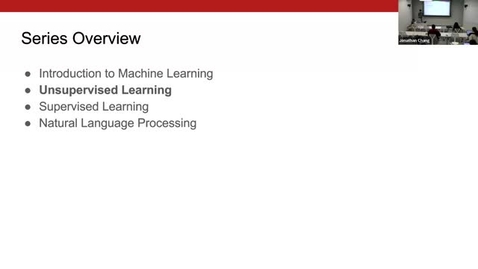 Thumbnail for Machine Learning, Unsupervised Learning in Python