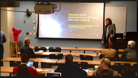 Thumbnail for Ezra's Round Table/Systems Seminar: Pamela Sydelko (Argonne National Laboratory) - Systems-level Approaches to Complex Decision-making