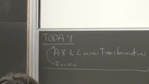 Thumbnail for 05 - Review Transformations and Linear Transformations Session 5