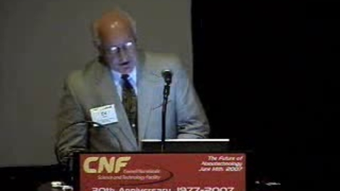 Thumbnail for CNF 30th (2007) &quot;Welcoming Remarks&quot; with Edward Wolf