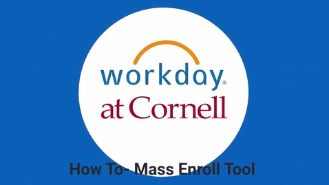 Thumbnail for Mass Enrollment Tool - How To