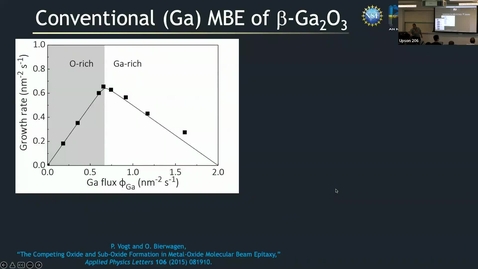 Thumbnail for entry Schlom Day 3 Lecture #5  MBE&amp;ARPES Summer School 2022