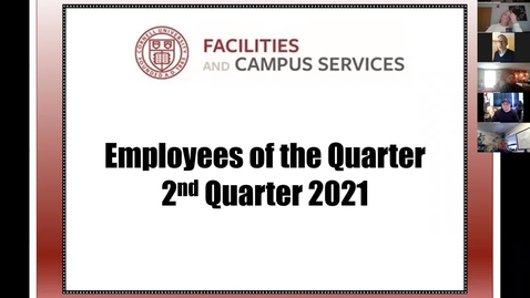 Thumbnail for 01-21-2021 FCS 2nd Quarter employee of the quarter celebration