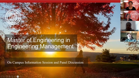Thumbnail for Engineering Management On-Campus Information Session- November 2024