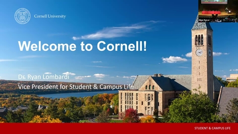 Thumbnail for entry 2023 Famlly Orientation | Welcome and Partnering for Student Success