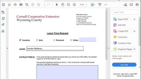 Thumbnail for entry Adobe Reader - create and sign form with password protected digital signature