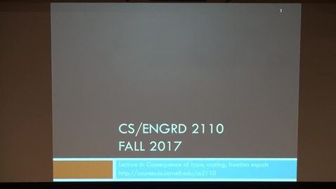 Thumbnail for CS2110-FA17-06 Session 06