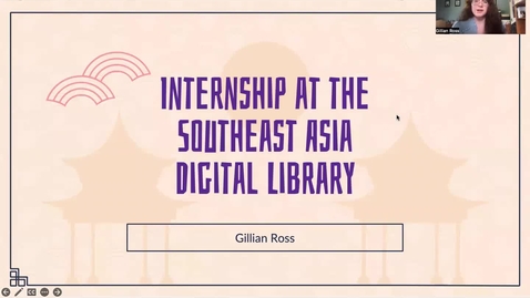 Thumbnail for Gillian Ross - SE Asia Digital Library Wikipedia Editing