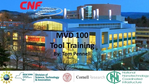 Thumbnail for MVD 100 Training Video