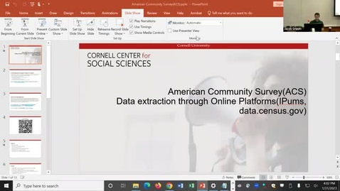 Thumbnail for American Community Survey (ACS) Data Extraction Through Online Platforms (IPums, data.census.gov)
