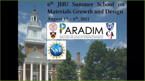 Thumbnail for PARADIM Summer School 2021  : Preamble Opening