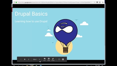 Thumbnail for DrupalCamp 2018: Welcome to Drupal: Terminology and Concepts