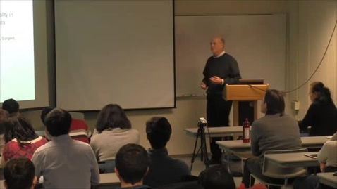 Thumbnail for CAM Colloquium - David Easley: Wealth Dynamics and Pareto Optimality in Complete and Incomplete Markets
