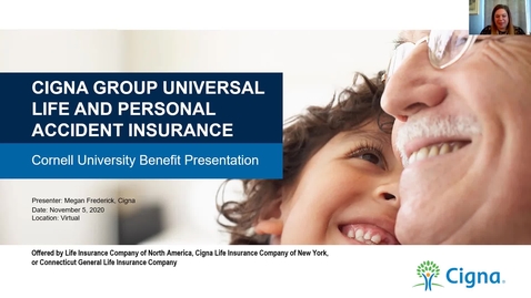 Thumbnail for entry Cigna Group Insurance - Benefair Week 2020