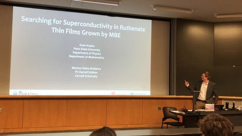 Thumbnail for 2022 REU Presentation: Evan Krysko