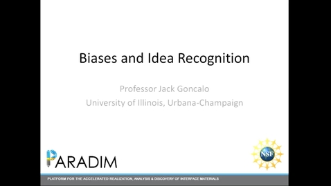 Thumbnail for Idea Recognition (Goncalo)