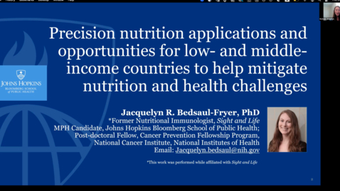 Thumbnail for Fall 2023 PIN Seminar: Dr. Jacquelyn Bedsaul-Fryer, PhD