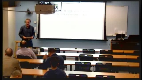 Thumbnail for CAM Colloquium October 12, 2012