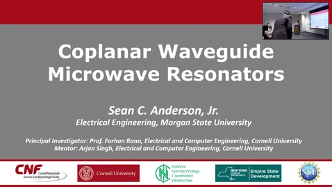Thumbnail for Anderson @ 2022 NNCI REU Convocation