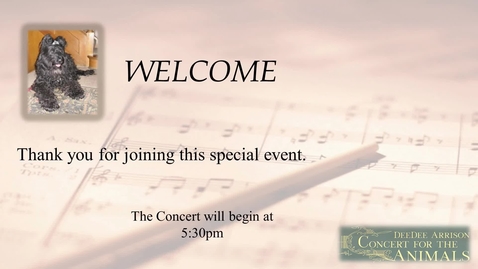 Thumbnail for DeeDee Arrison Concert for the Animals 10.2.2021