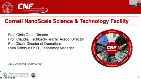Thumbnail for entry 2022 Nano IoT Workshop at Cornell NanoScale Facility