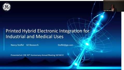 Thumbnail for 2022 CNF 45th, Video 5; Dr. Nancy Stoffel, GE Research