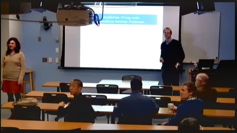 Thumbnail for ORIE Colloquium on 11/18/2014 - Patrick Cheridito: Equilibrium Pricing under Translation Invariant Preferences