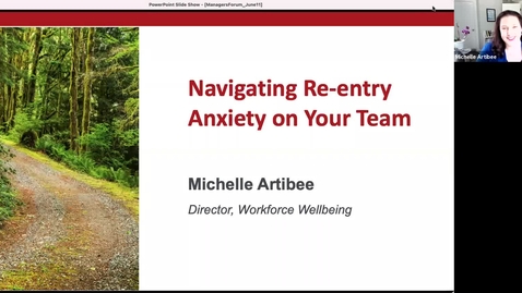 Thumbnail for Managers Forum 6/11 - Re-entry Anxiety