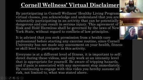 Thumbnail for entry Final Clip of Cornell Wellness Fall 2020 Bootcamp Class Series 2 Class #3
