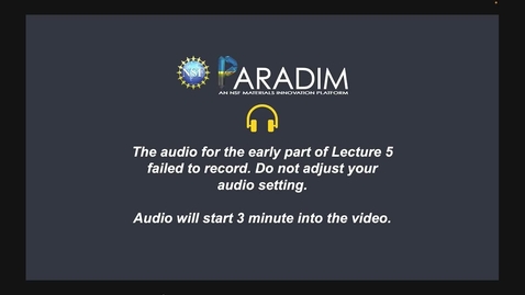 Thumbnail for Schlom Lecture 5 MBE/ARPES Summer School 2022 (Suboxide)