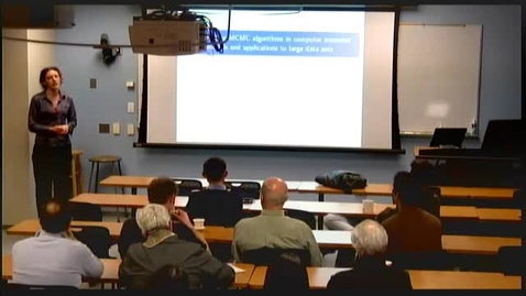 Thumbnail for ORIE Colloquium on 4/15/2014 - Natesh Pillai: Accelerating MCMC Algorithms in Computer Intensive Models and Applications to Large Data Sets