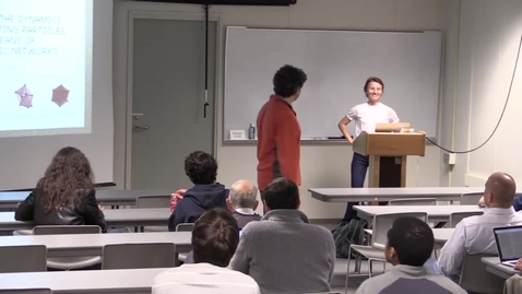Thumbnail for CAM Colloquium, 2016-09-30 - Maria Cameron: Modeling the dynamics of interacting particles by means of stochastic networks