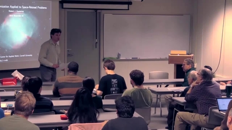 Thumbnail for CAM Colloquium, 2016-11-18 - Robert Vanderbei: Numerical Optimization Applied to Space-Related Problems