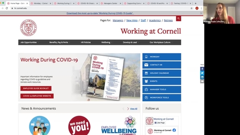 Thumbnail for Managers Center on HR Website - Managers Forum 8/28