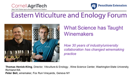 Thumbnail for entry 2.3.21 Eastern Viticulture and Enology Forum -  What Science Has Taught Winemakers